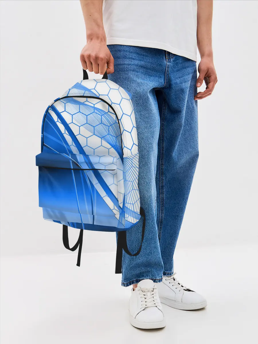 Рюкзак джинсовый / ABSTRACT BLUE