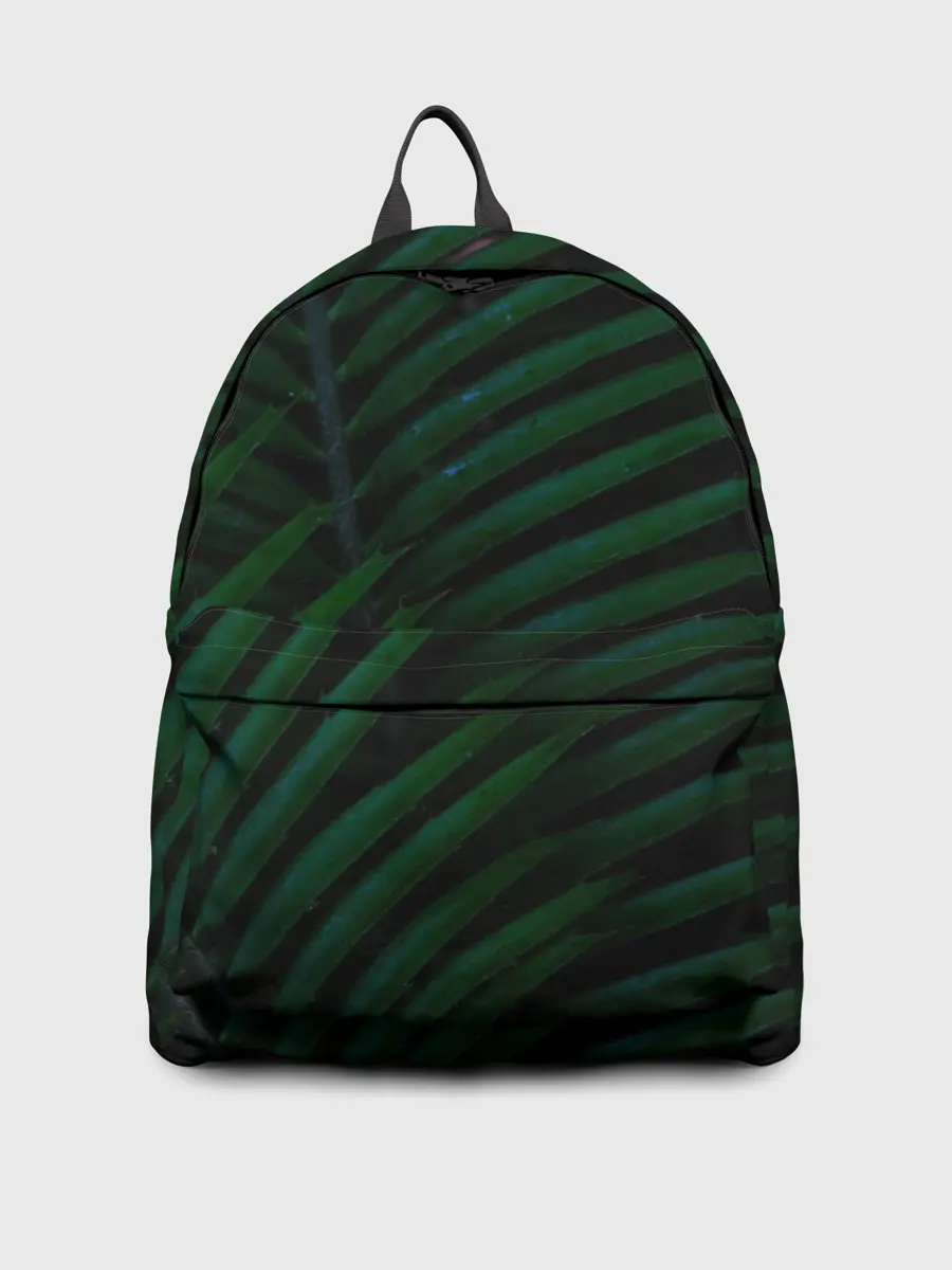 Рюкзак джинсовый / Пальмовые листья