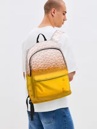 Рюкзак джинсовый / ЖИВОЕ ПЕННОЕ