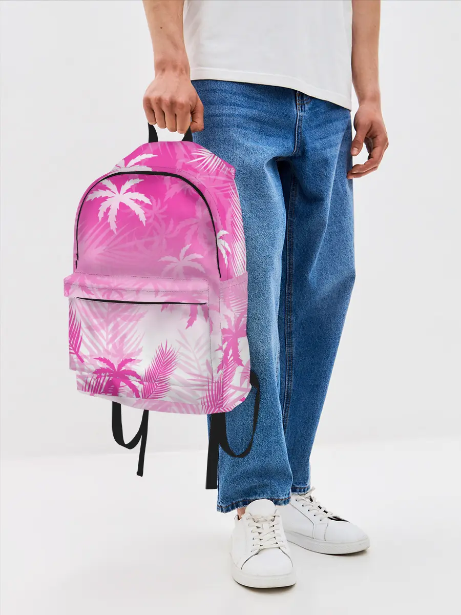 Рюкзак джинсовый / БЕЛЫЕ ПАЛЬМЫ ПАЛЬМЫ