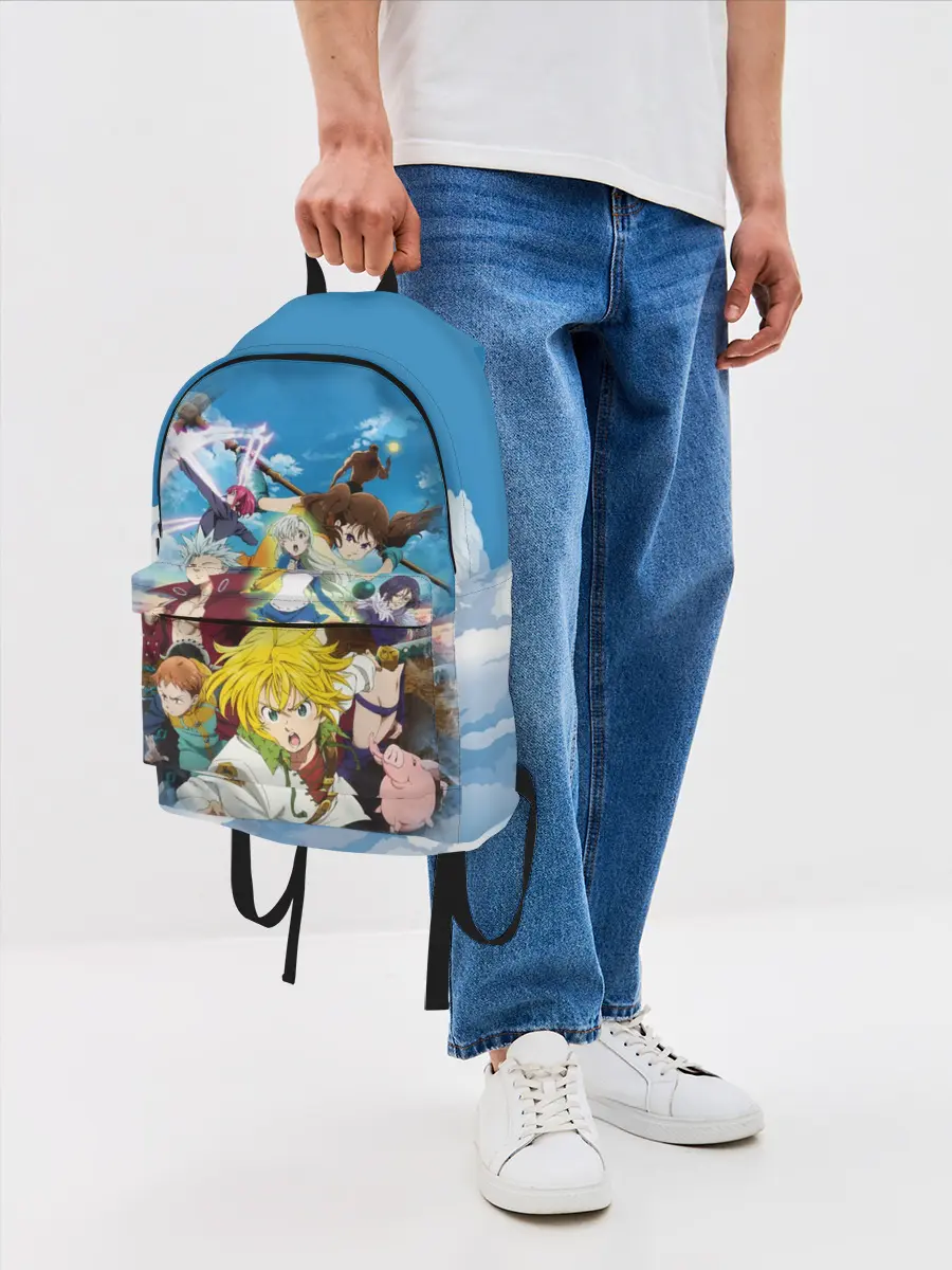 Рюкзак джинсовый / Аниме. Семь Смертных грехов