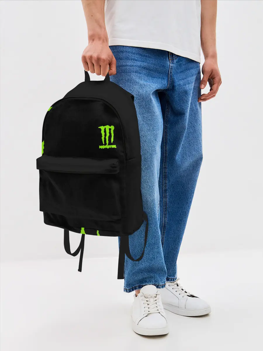 Рюкзак джинсовый / MONSTER ENERGY