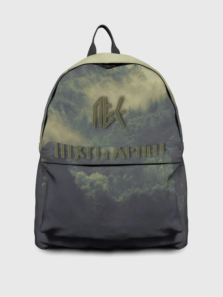 Рюкзак джинсовый / Лес мой храм