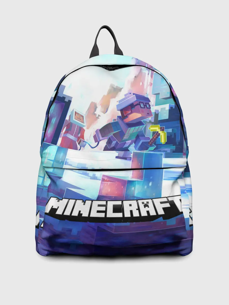 Рюкзак джинсовый / Майнкрафт