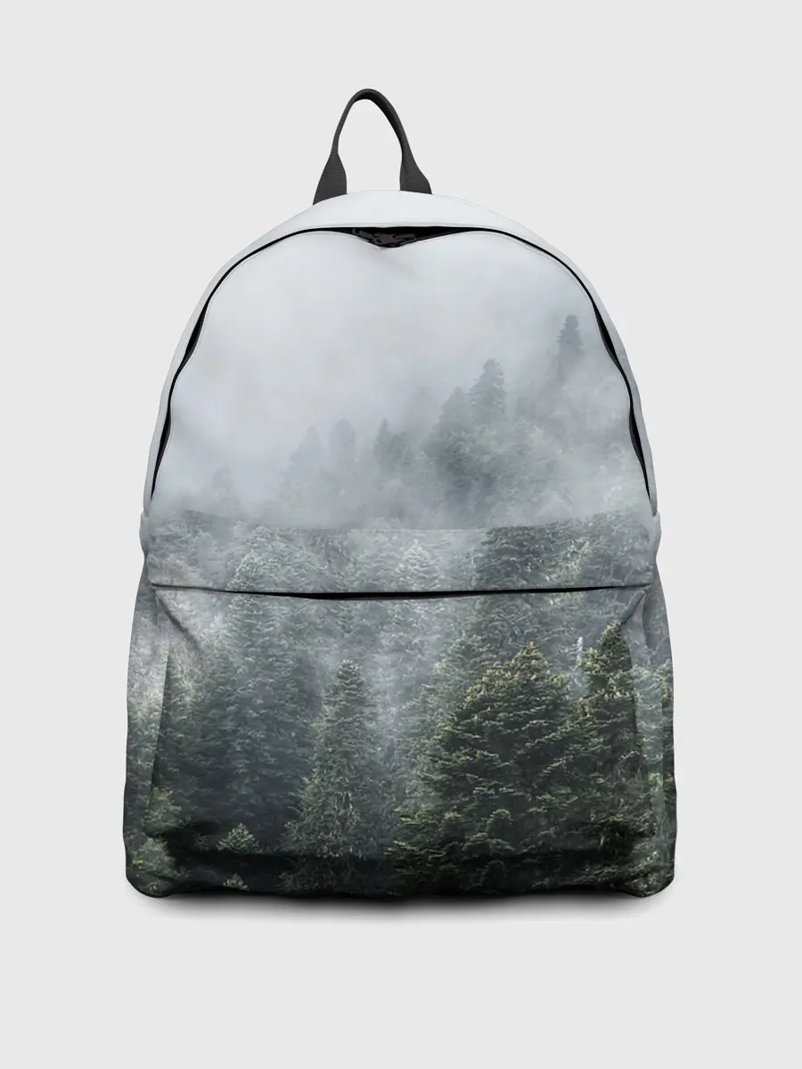 Рюкзак джинсовый / Туманный лес