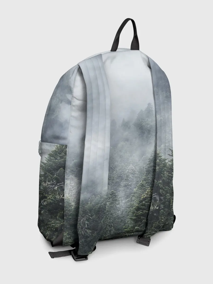 Рюкзак джинсовый / Туманный лес