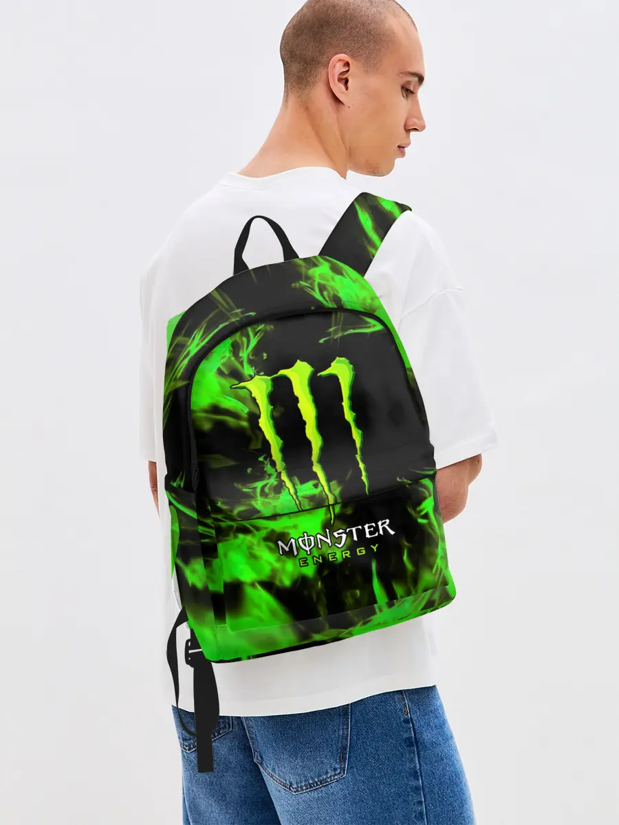 Рюкзак джинсовый / MONSTER ENERGY
