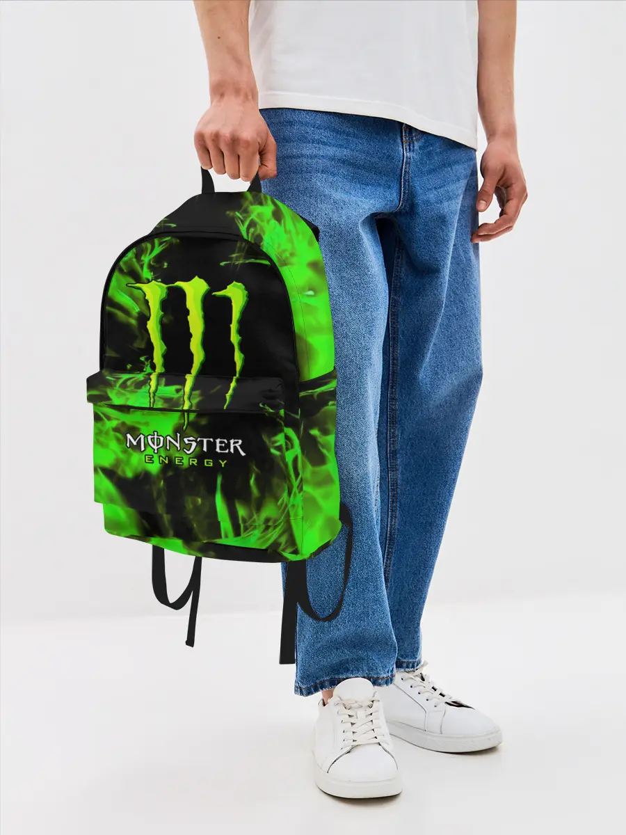 Рюкзак джинсовый / MONSTER ENERGY