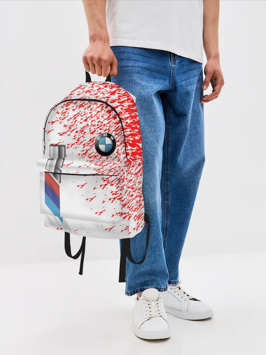 Рюкзак джинсовый / bmw