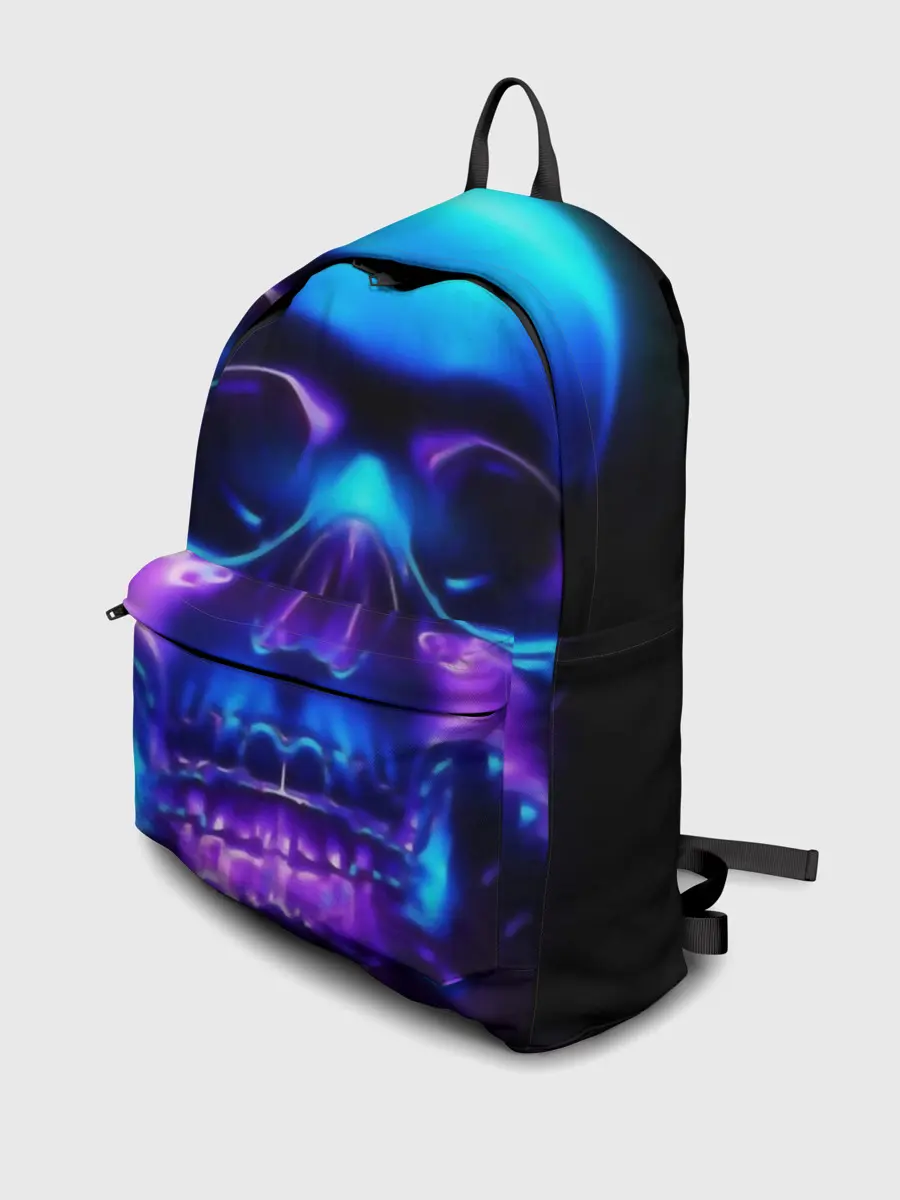 Рюкзак джинсовый / Череп