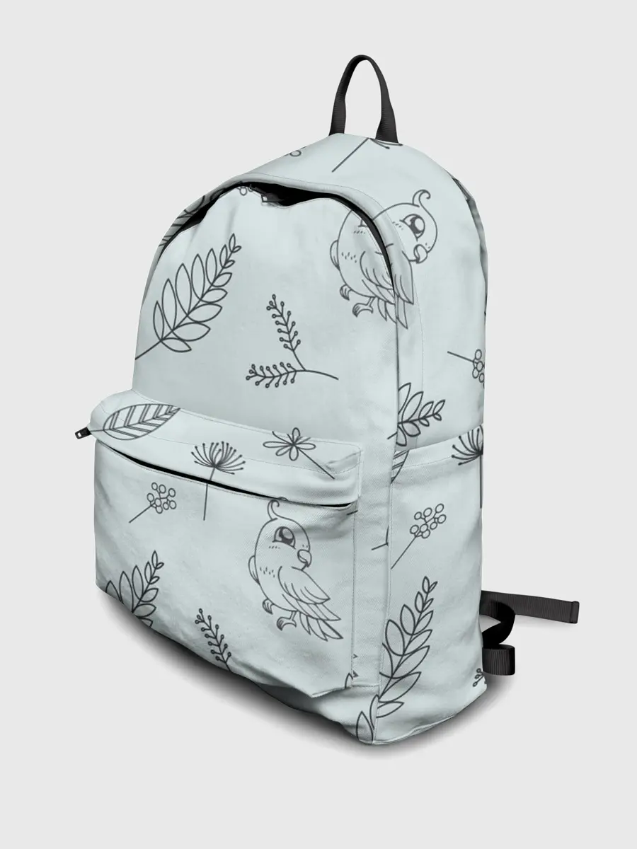 Рюкзак джинсовый / Милые птички