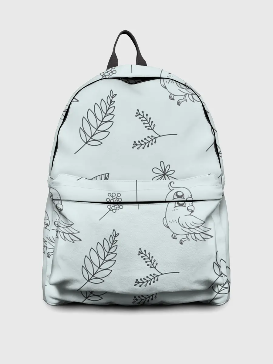 Рюкзак джинсовый / Милые птички