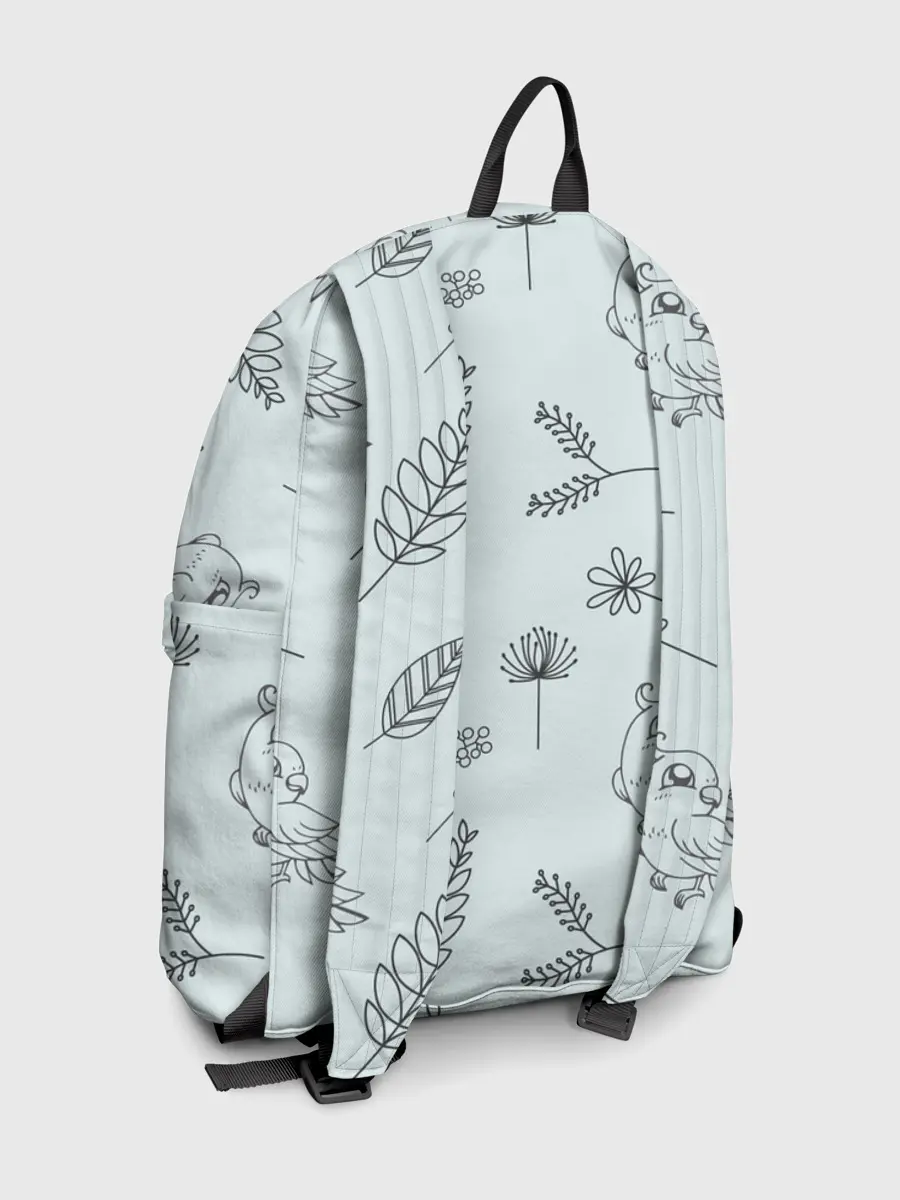 Рюкзак джинсовый / Милые птички