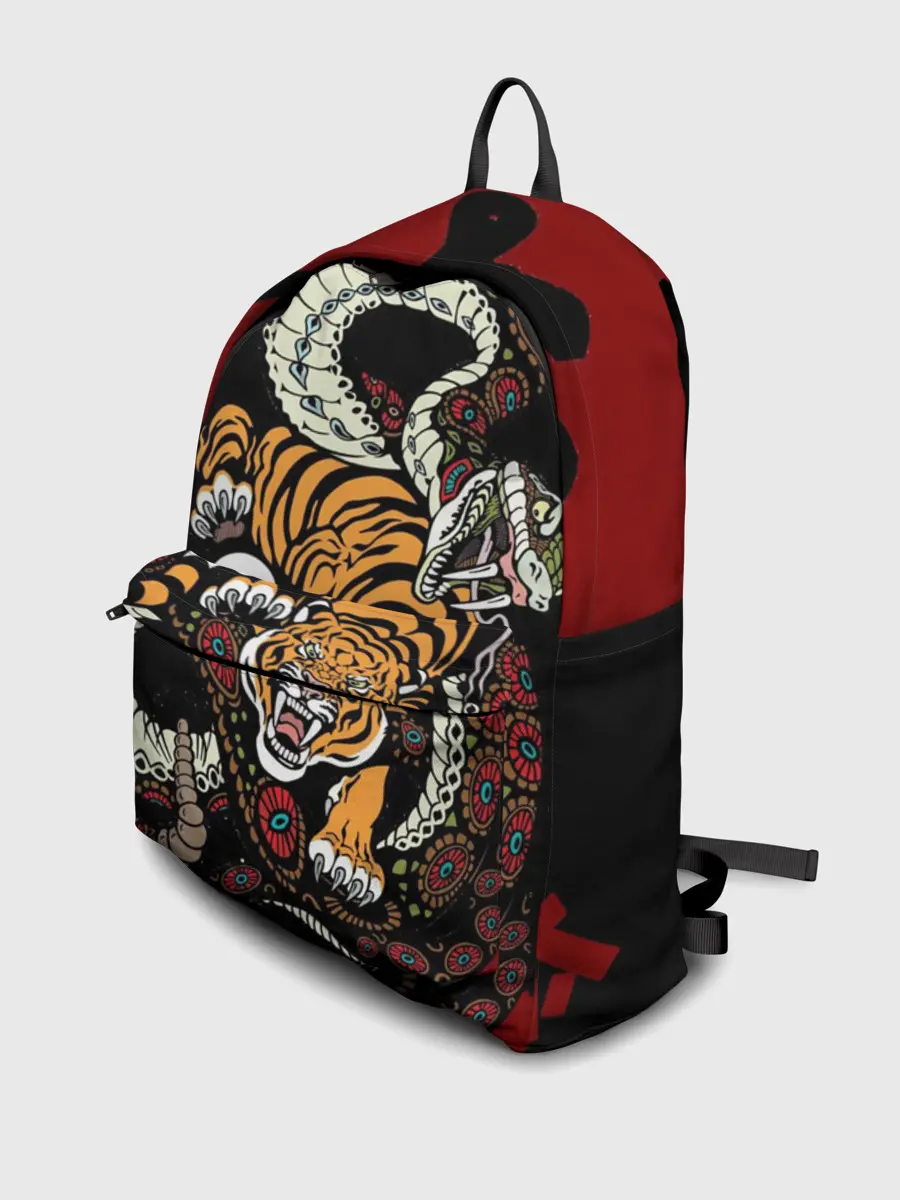 Рюкзак джинсовый / Японский Тигр