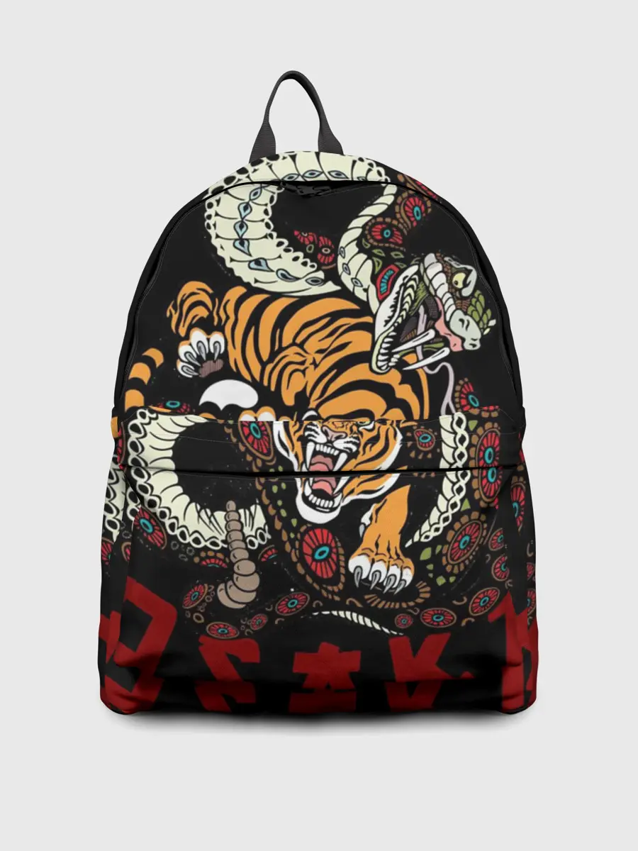 Рюкзак джинсовый / Японский Тигр