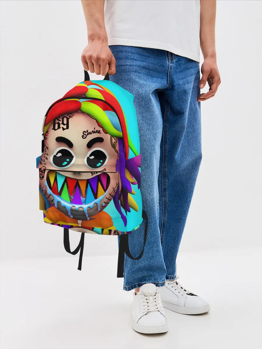 Рюкзак джинсовый / 6IX9INE