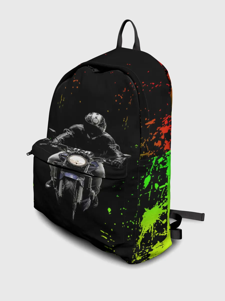 Рюкзак джинсовый / МОТОЦИКЛЫ