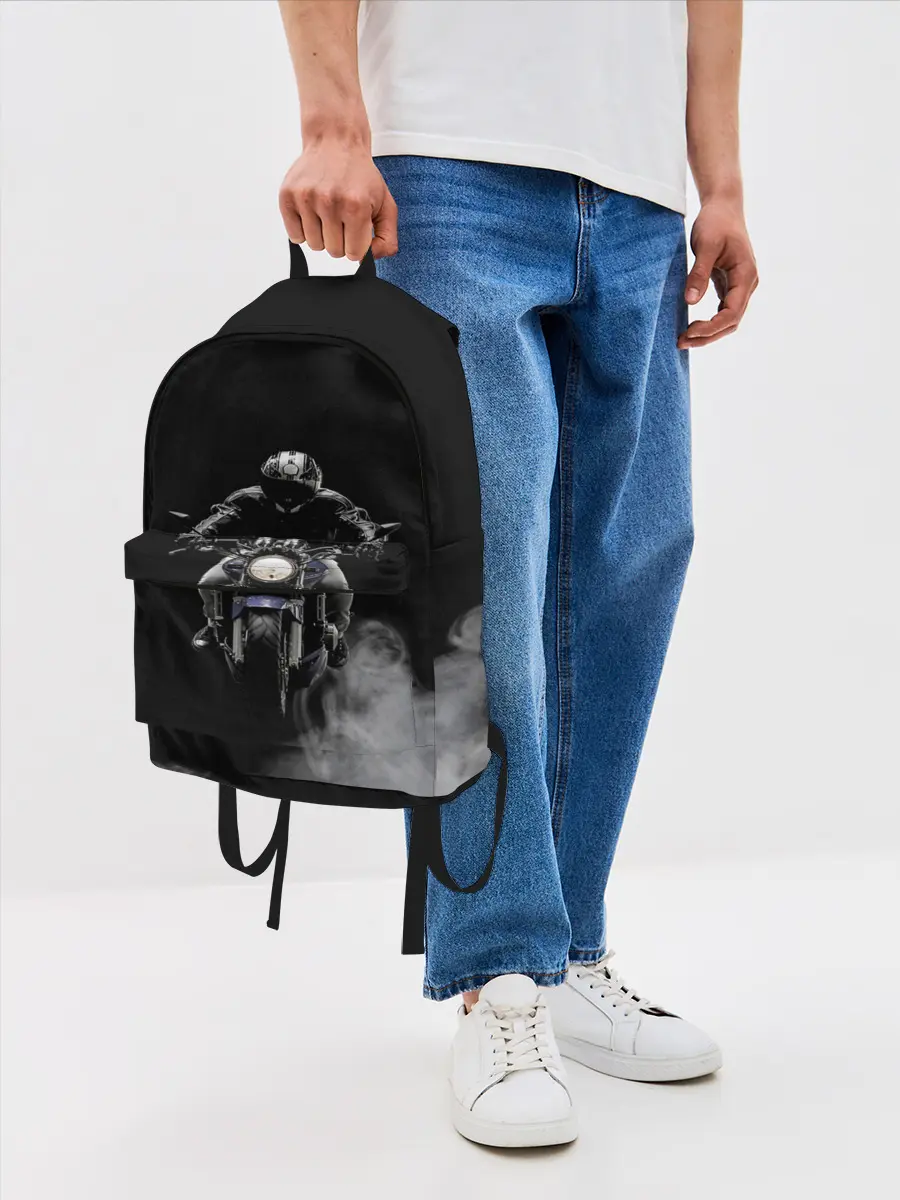 Рюкзак джинсовый / МОТОЦИКЛЫ
