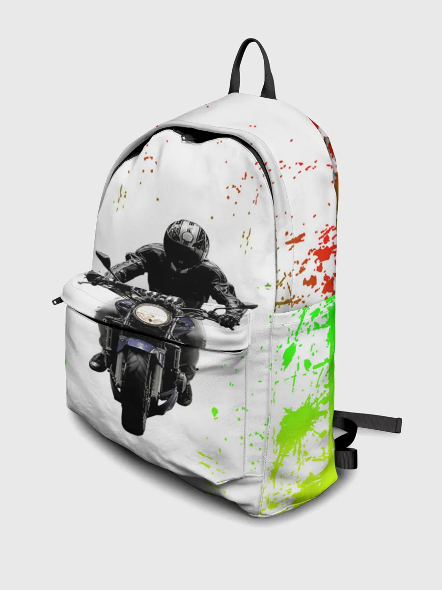 Рюкзак джинсовый / МОТОЦИКЛЫ