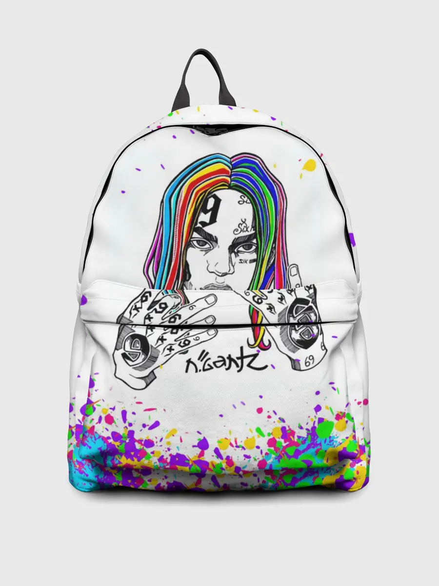 Рюкзак джинсовый / Такеши 6ix9ine