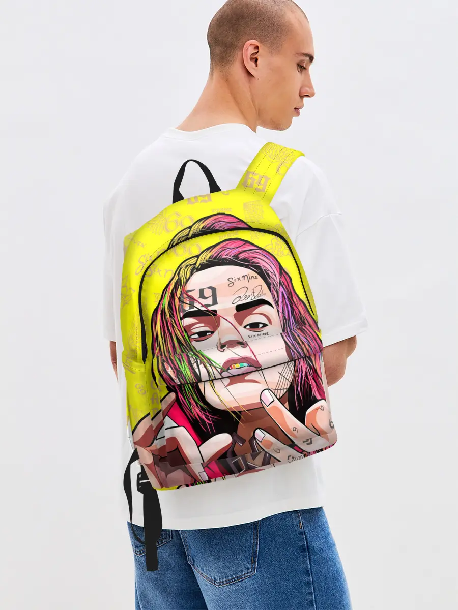 Рюкзак джинсовый / 6IX9INE