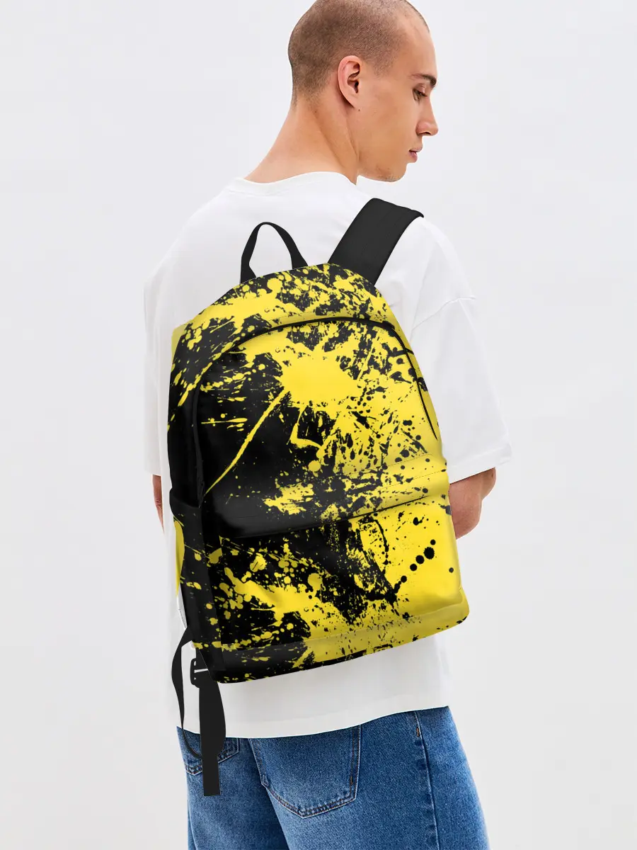 Рюкзак джинсовый / Ночное солнце