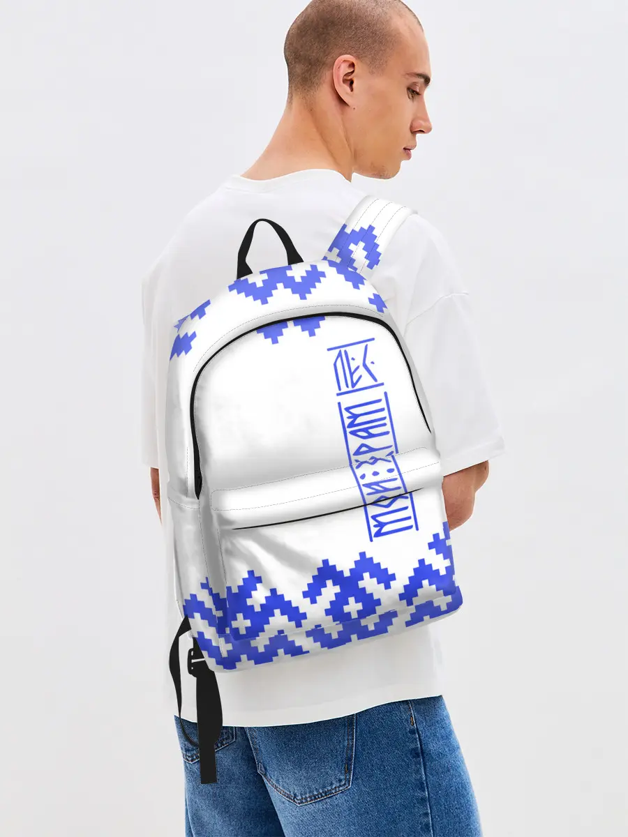 Рюкзак джинсовый / Лес мой храм