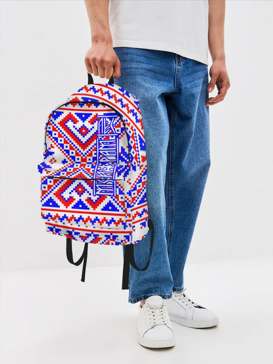 Рюкзак джинсовый / Лес мой храм