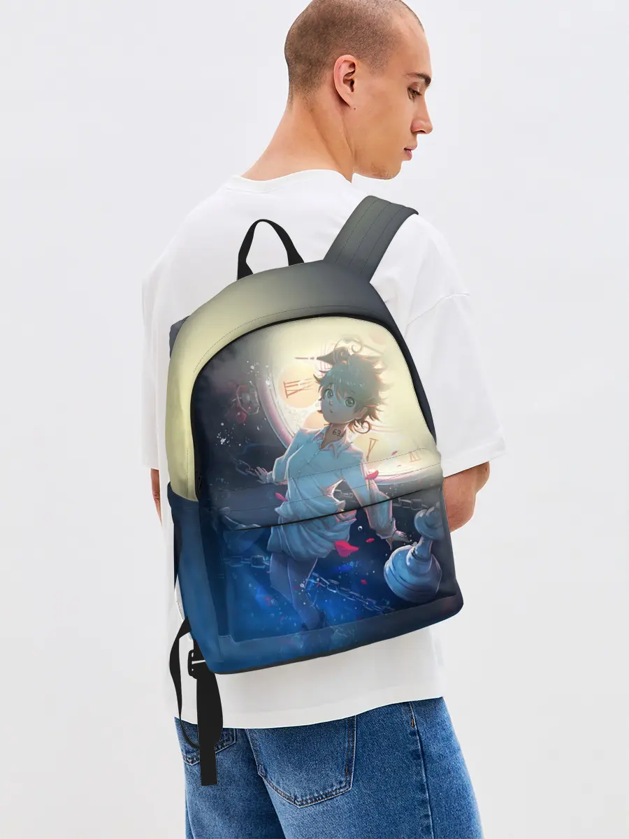 Рюкзак джинсовый / Yakusoku no Neverland