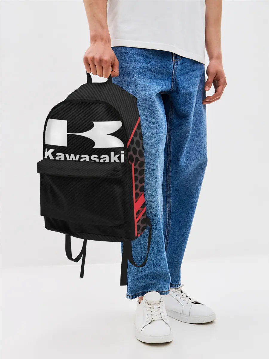 Рюкзак джинсовый / KAWASAKI | КАВАСАКИ