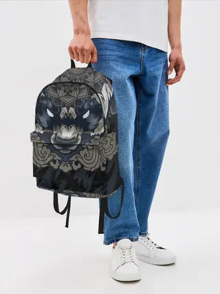 Рюкзак джинсовый / Зверь