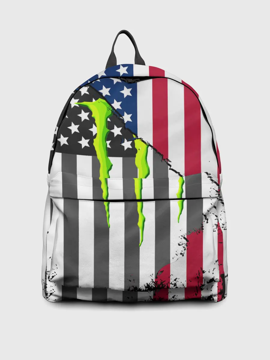 Рюкзак джинсовый / MONSTER ENERGY