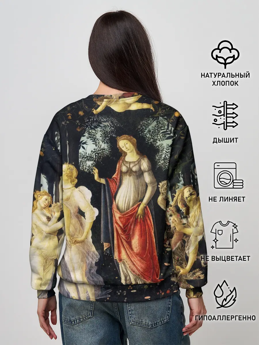 Женский свитшот / весна боттичелли