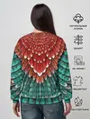 Женский свитшот / Оперение зимородка