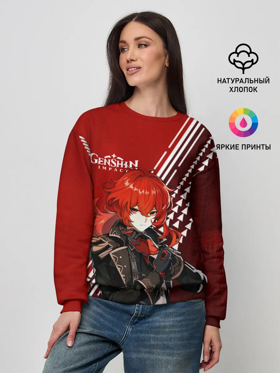 Женский свитшот / Genshin Impact