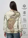Женский свитшот / ВИНТАЖНАЯ КАРТА