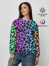 Женский свитшот / Неоновый градиент