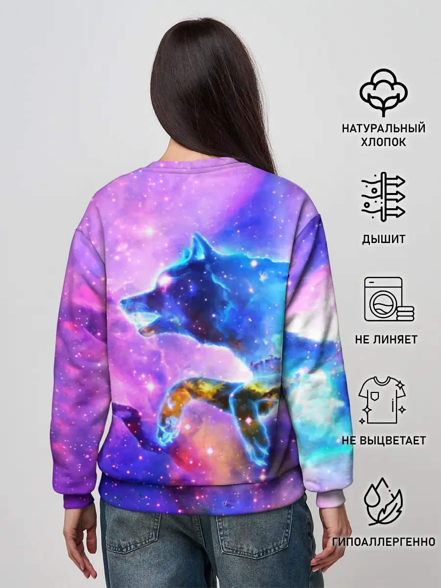 Женский свитшот / Волки