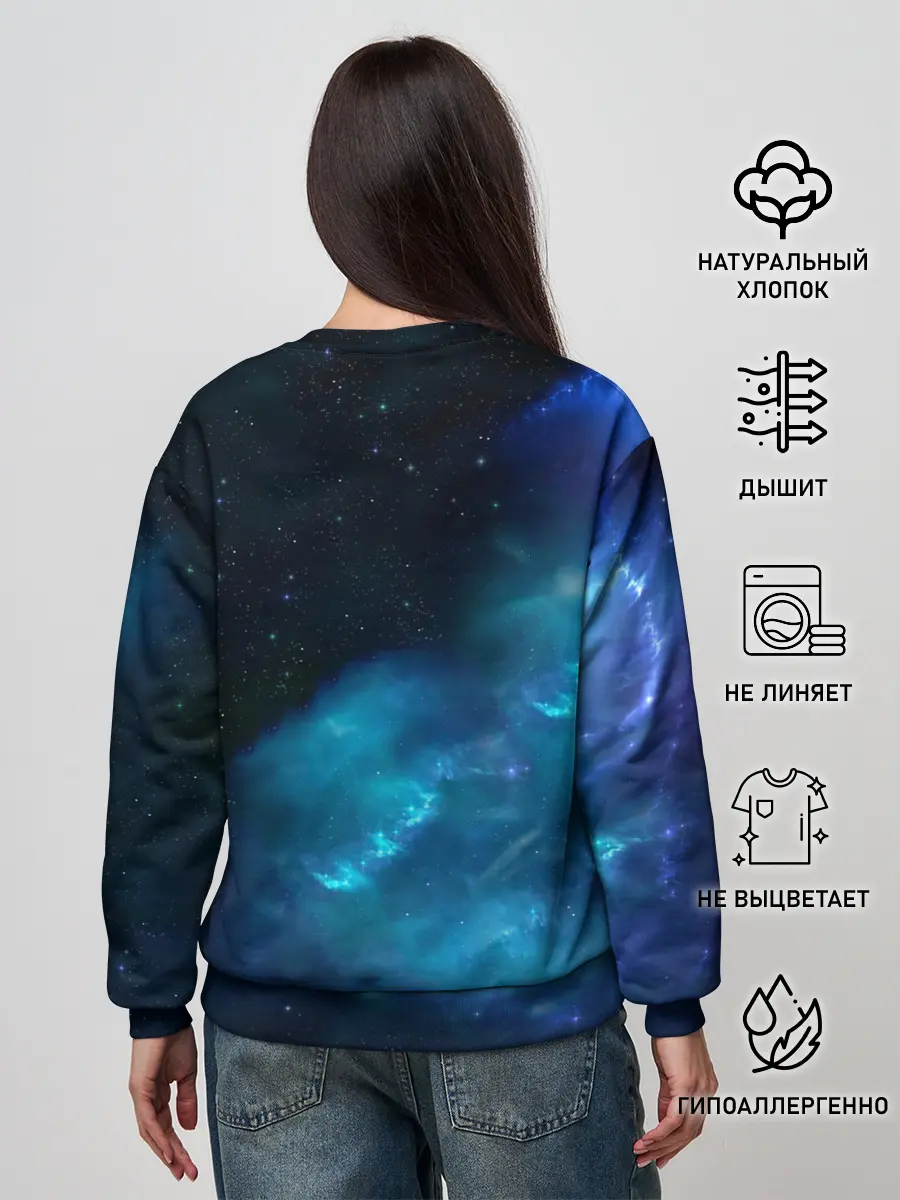 Женский свитшот / Волчара Юморит