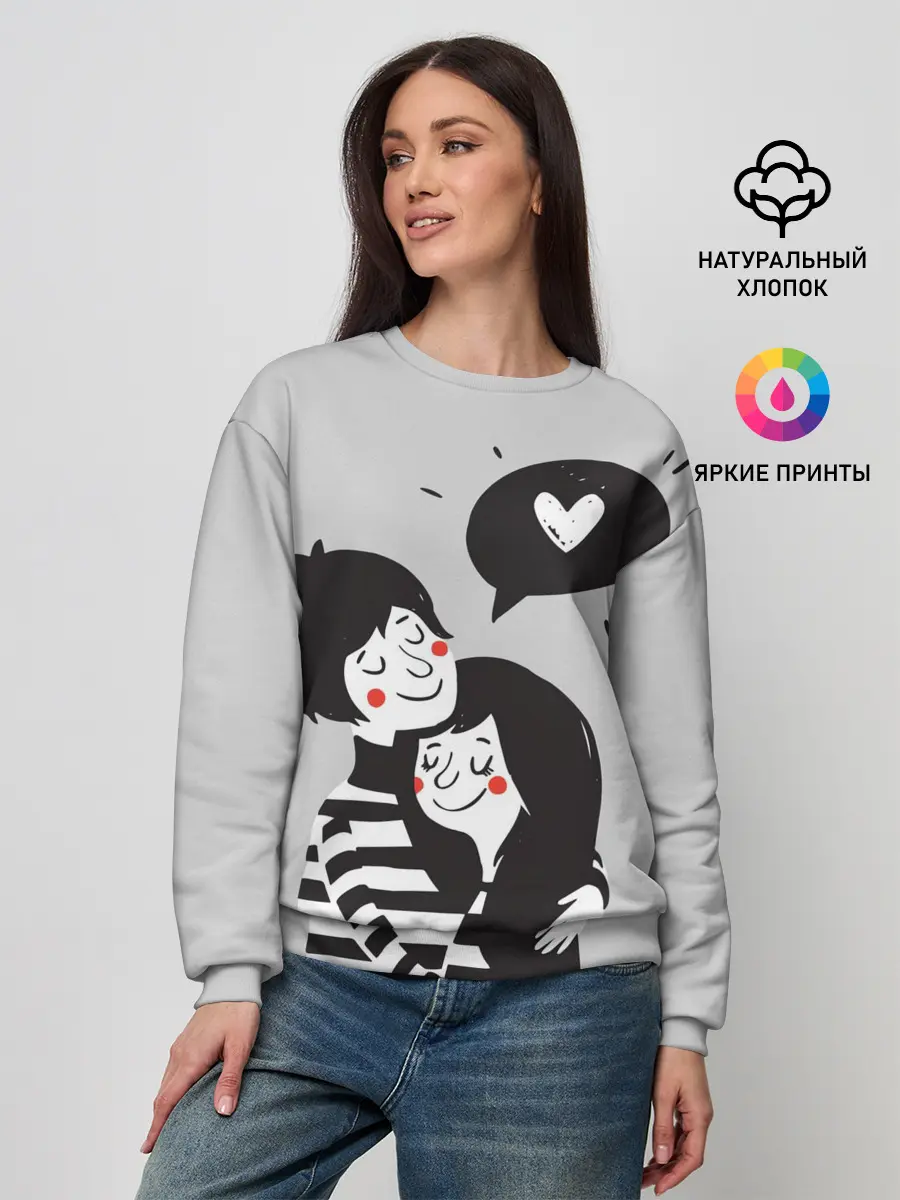 Женский свитшот / Любовь