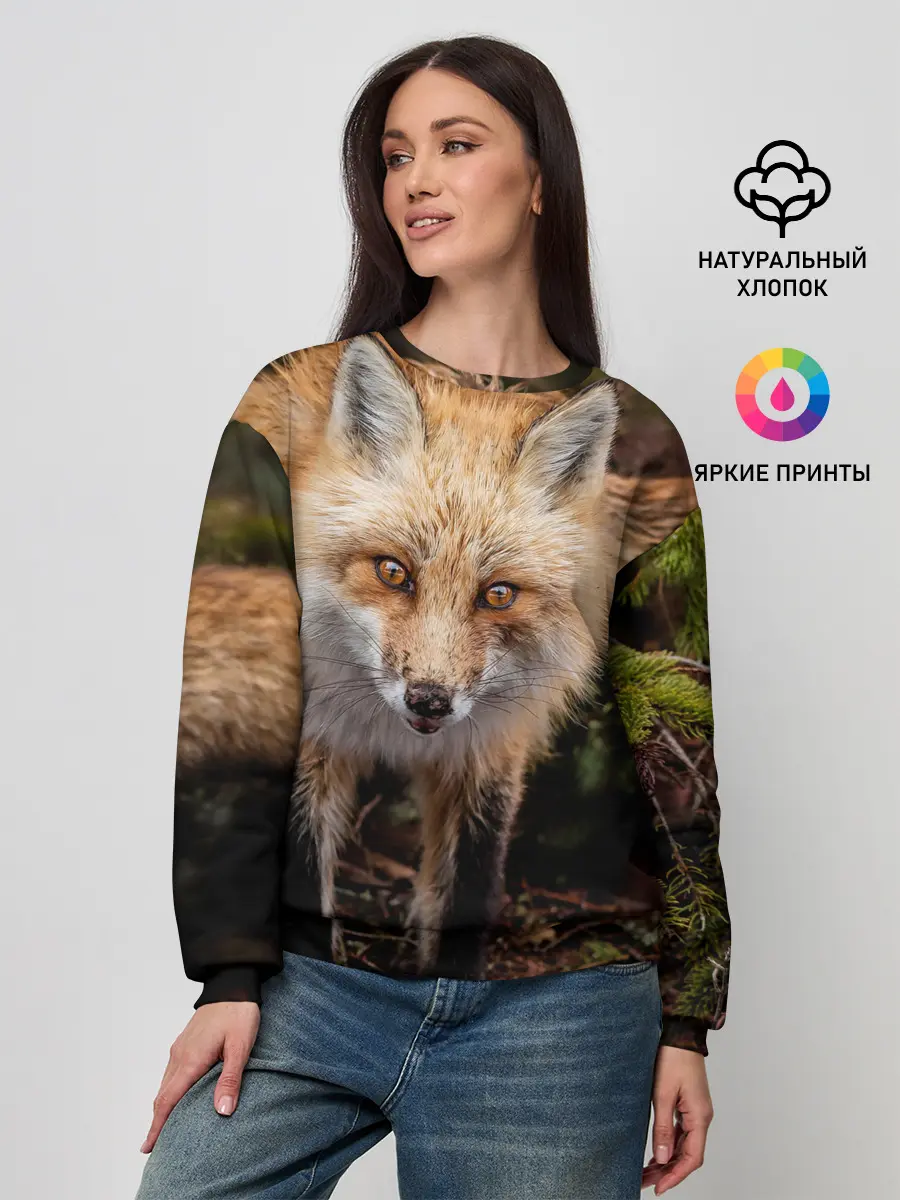 Женский свитшот / Лиса