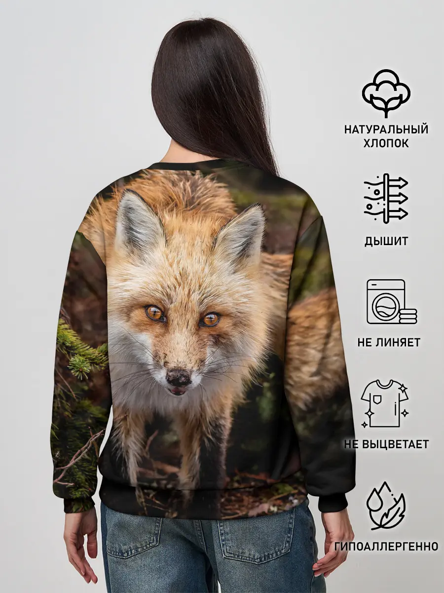 Женский свитшот / Лиса