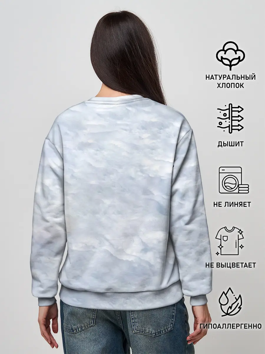 Женский свитшот / Спящий Волк