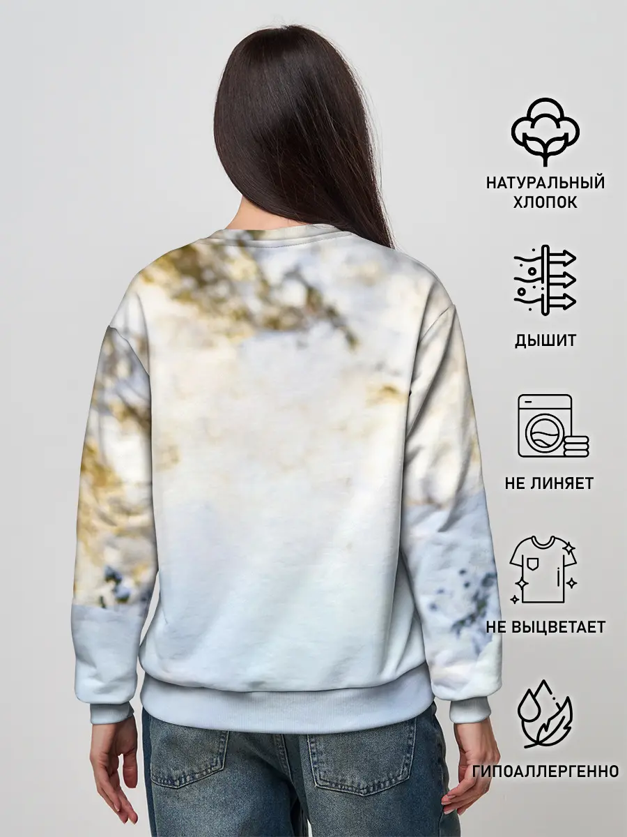 Женский свитшот / Я зимой