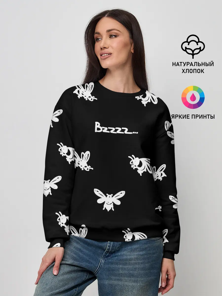Женский свитшот / Пчёлки
