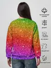 Женский свитшот / Блестки радуги