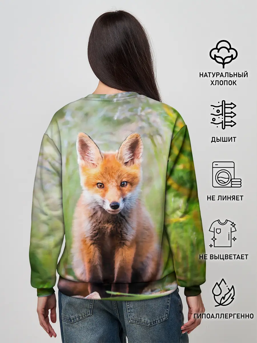 Женский свитшот / Лисичка