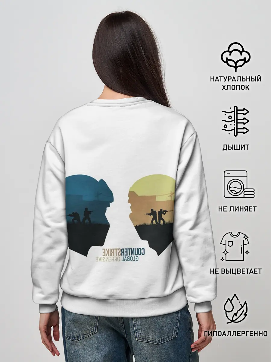 Женский свитшот / Counter strike