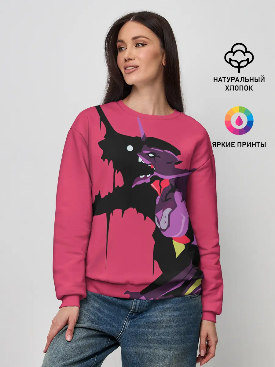 Женский свитшот / Евангилион