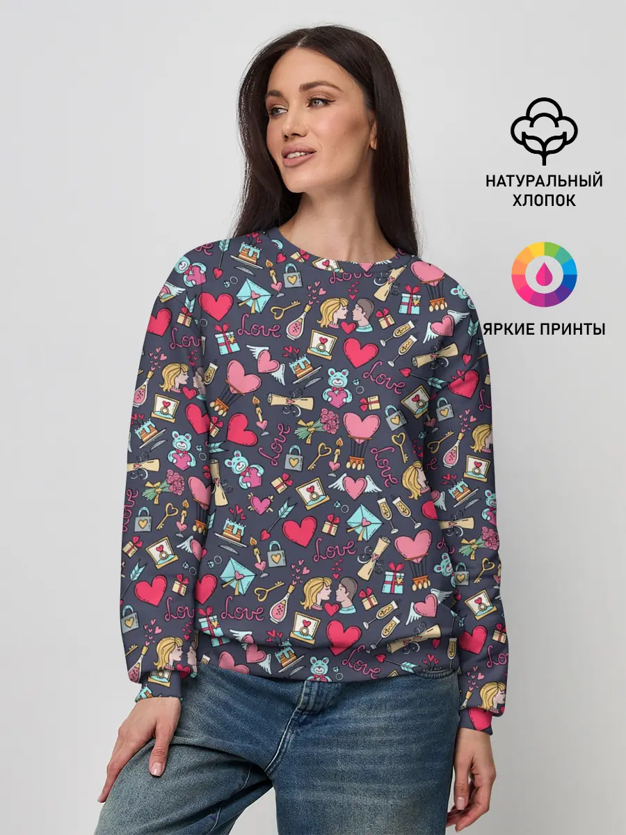 Женский свитшот / LOVE